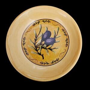 Renee Jardine SBCD Olive Pattern Small Sauce Dip Bowls Set of 2